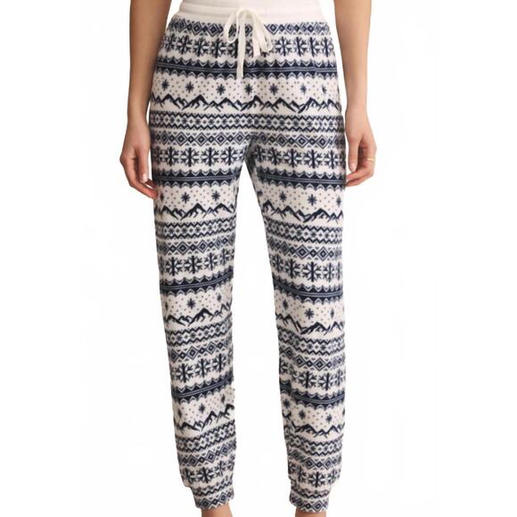 NEW Z SUPPLY twilight fairisle jogger in vanilla ice